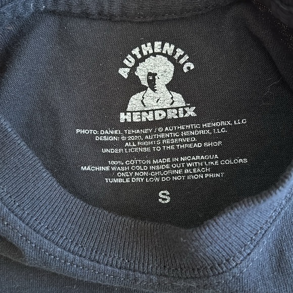 Jimi Hendrix graphic tee szS - Picture 3 of 7